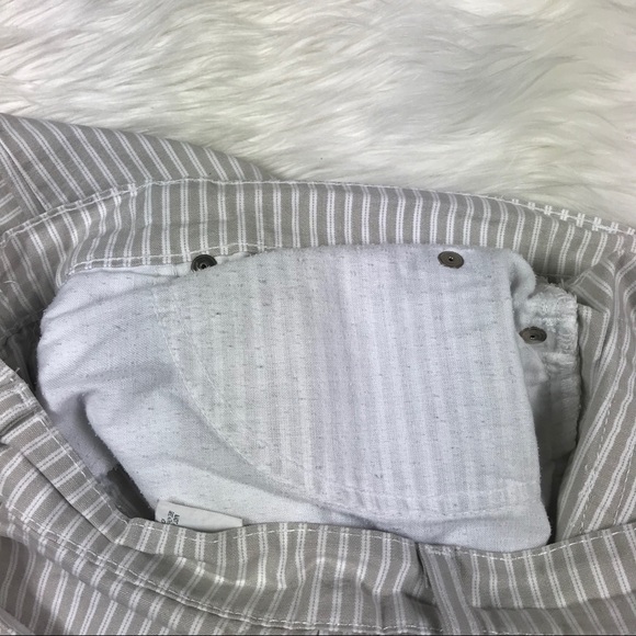 Gloria Vanderbilt Vertical Pinstripe Crop Pants - Picture 7 of 8